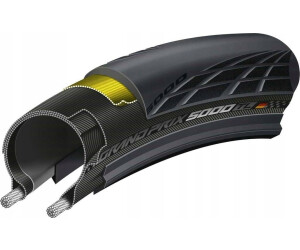 パーツ Continental Grand Prix 5000 25-622 Continental Unisex – Adult's Grand Prix 5000 S Tyres, Black