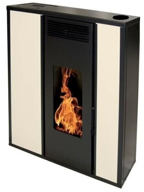 Interstoves Tessa 10 kW concentrique étanche beige télécommande WiFi