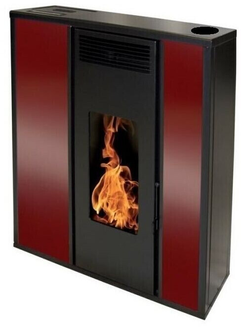 Interstoves Tessa 10 kW concentrique étanche bordeaux télécommande WiFi