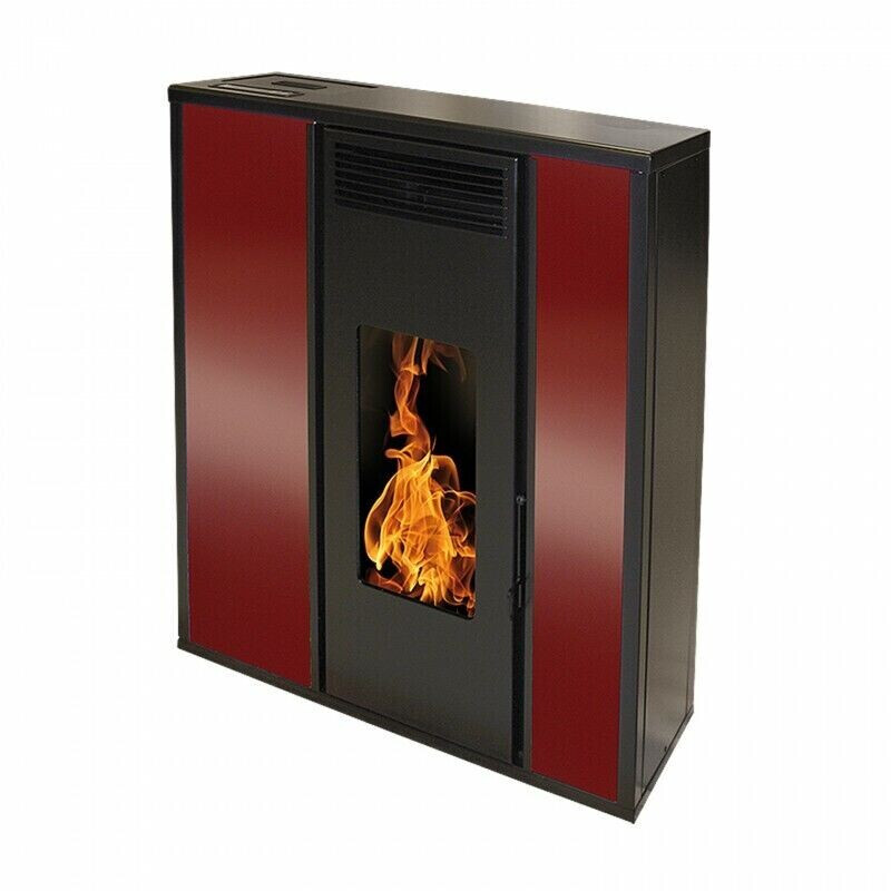 Interstoves Tessa 10 KW étanche bordeaux télécommande WiFi