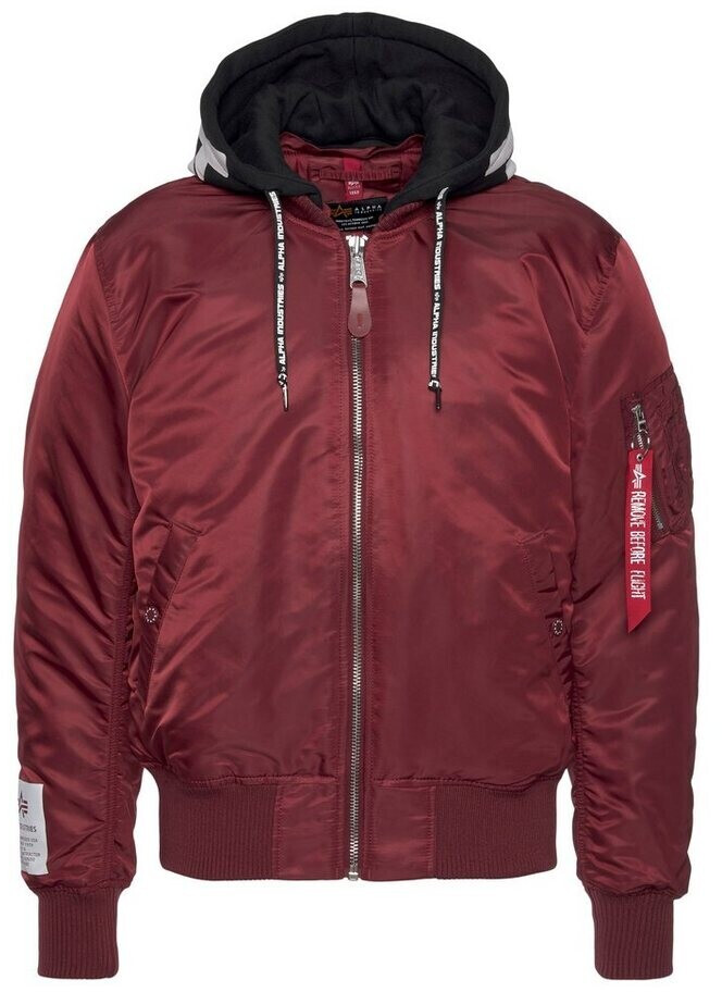 Alpha Industries MA-1 Zip Jacket (118101) burgundy