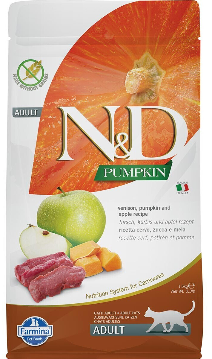 Farmina N&D Cat Pumpkin Adult Game Meat, Pumpkin & Apple 1,5kg