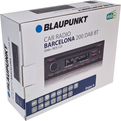 Blaupunkt Barcelona 200 DAB BT Autoradio kit mains libres bluetooth, tuner  DAB+ - Conrad Electronic France