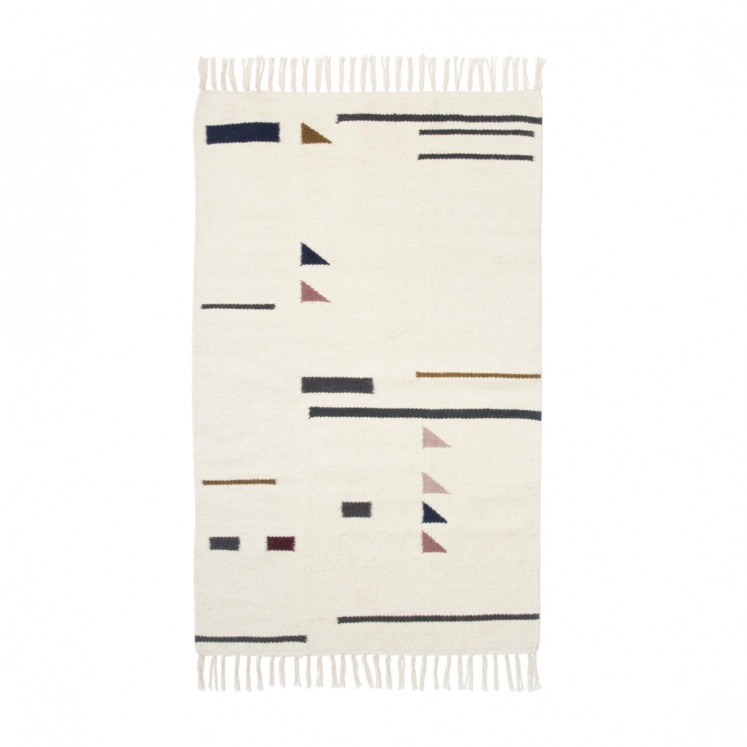 Ferm Living Kelim Rug 80 x 140 cm Colour Triangle