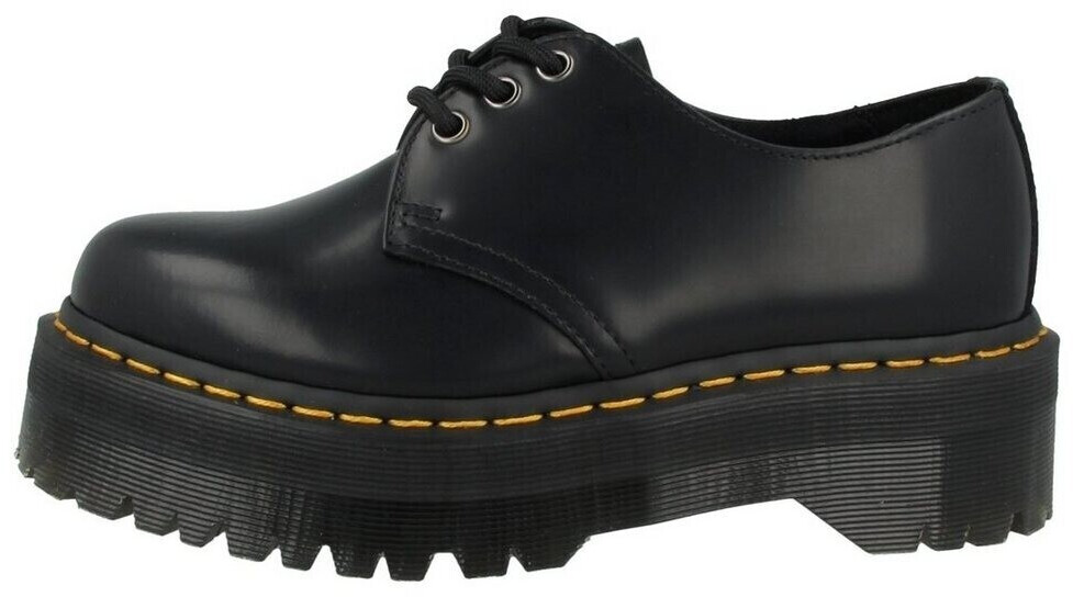 1461 Polka Dot Smooth Leather Platform Shoes in Black