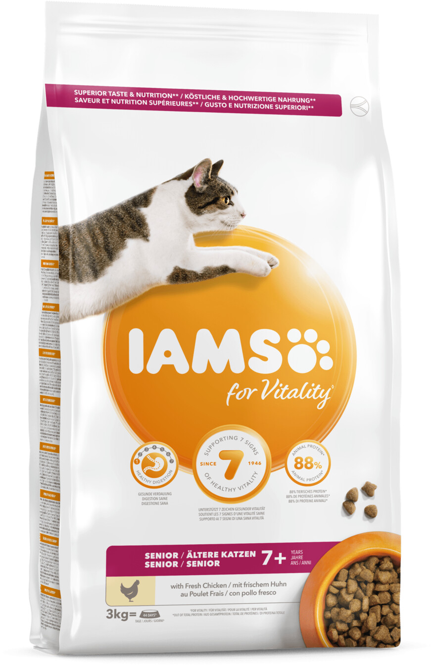 IAMS Cat for Vitality Senior 7+ Chicken 3kg