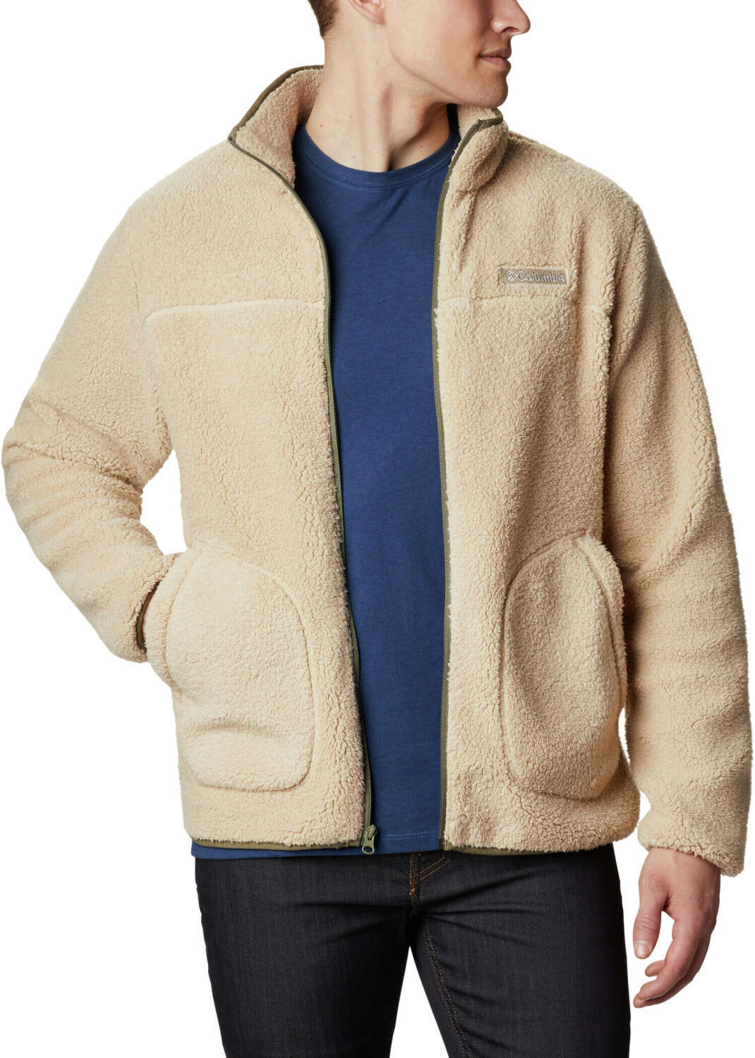 Columbia Rugged Ridge II Sherpa Fleece (1911112) ancient fossil/stone green
