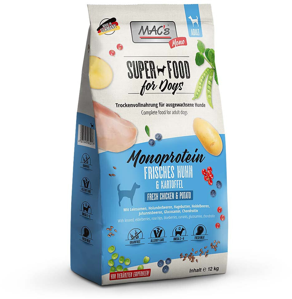 MAC's Croquettes pour chien 12kg MAC's Croquettes pour chien 12kg