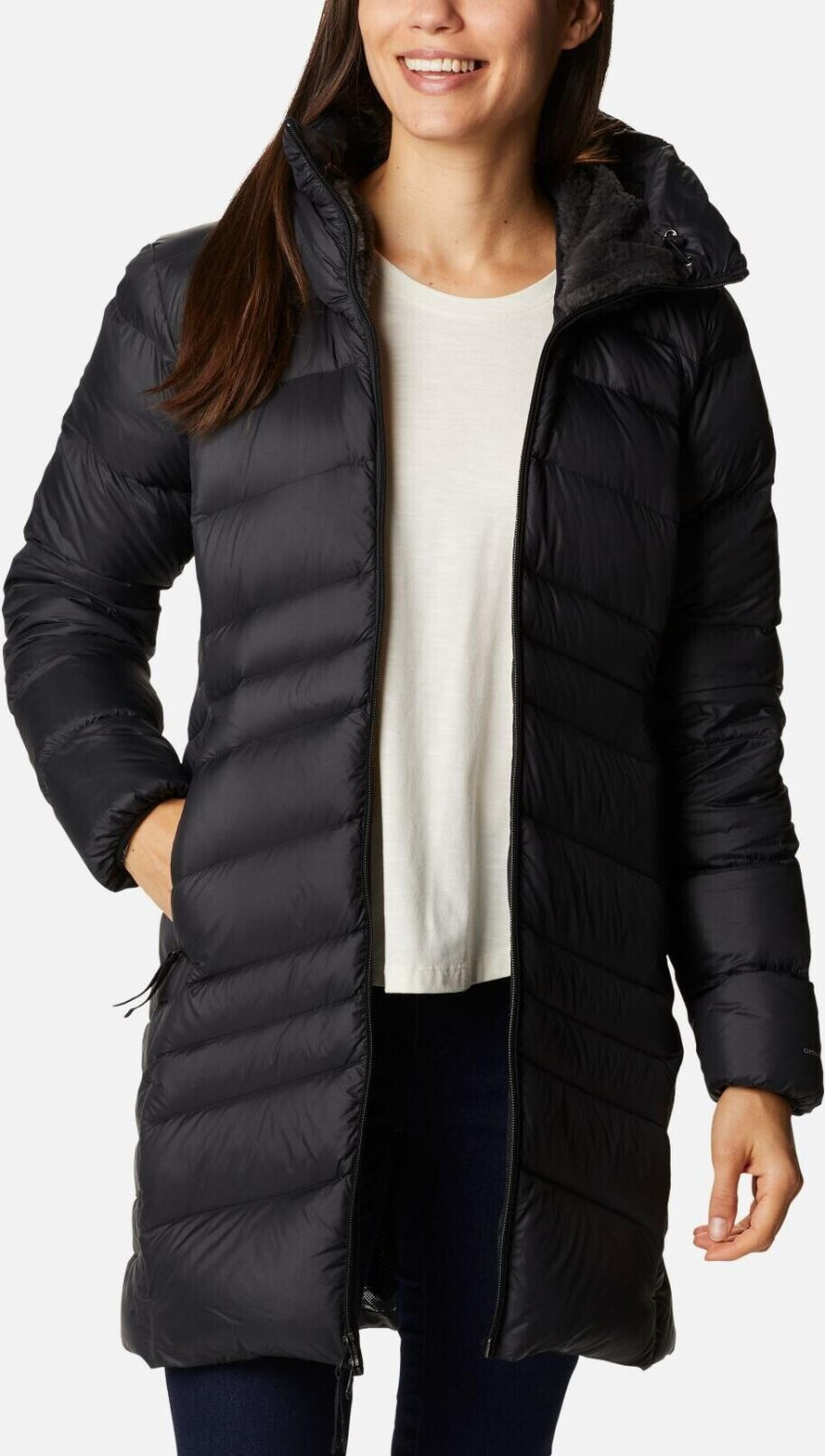Columbia Autumn Park Long Down Jacket Women (1930223) black