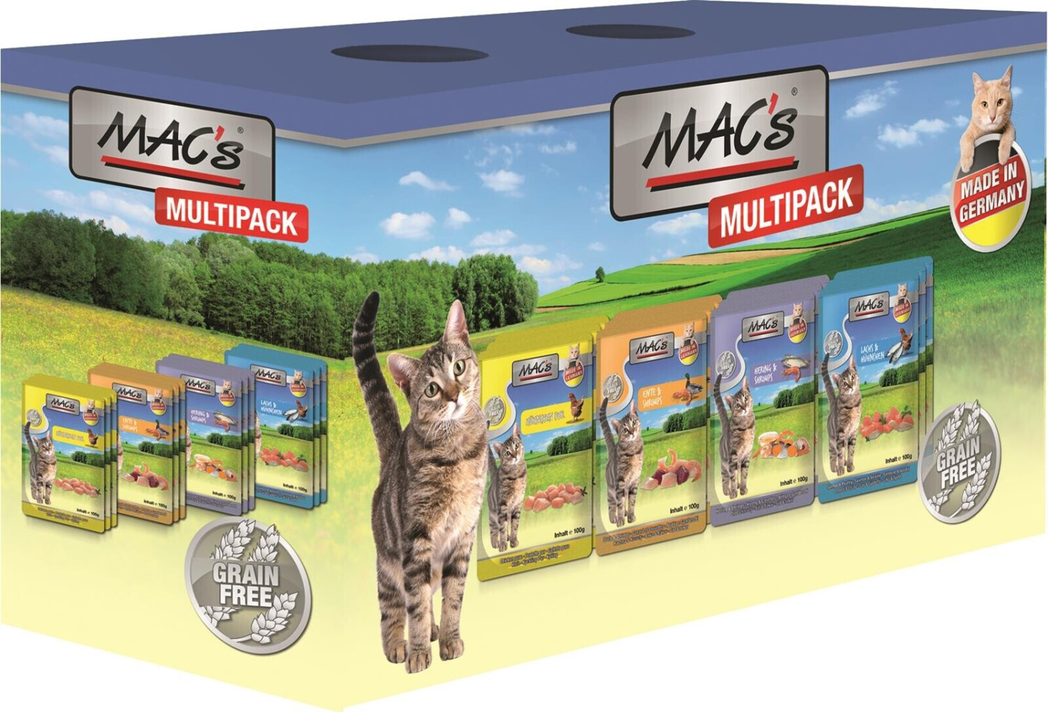 MAC's Cat Multipack Fish 12 x 100g