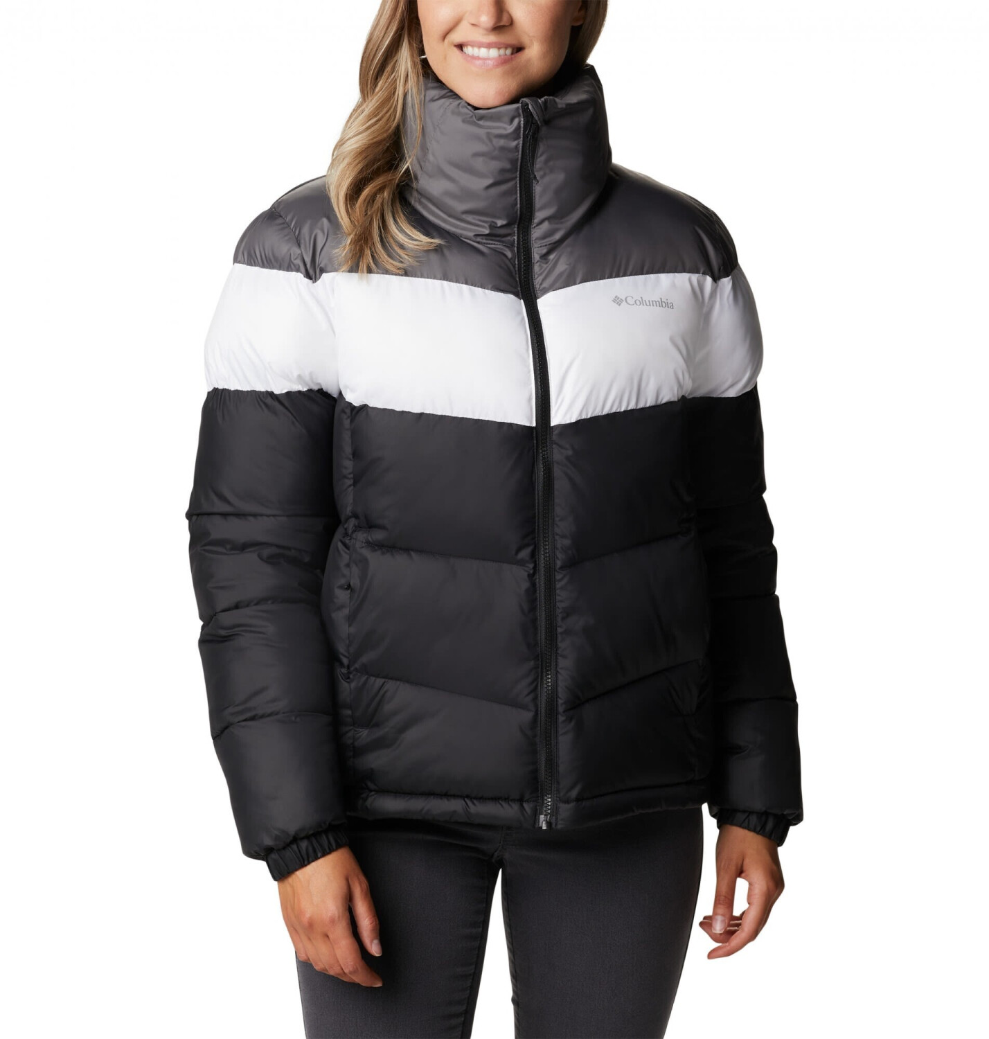 Columbia Puffect Colourblock Jacket Women (1955101) black/white/city grey