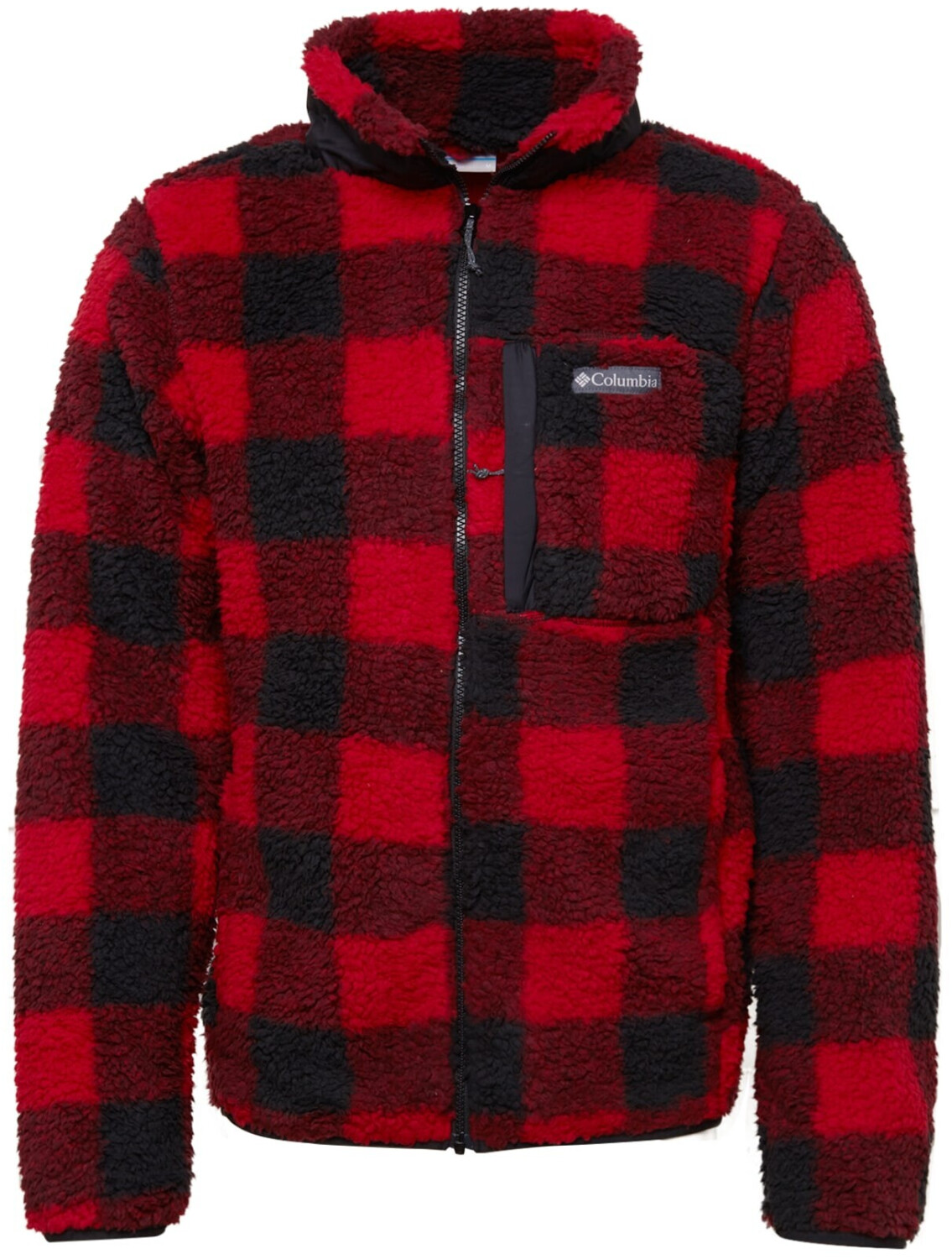 Columbia Winter Pass Print Fleece Full Zip (1866565) montain red check