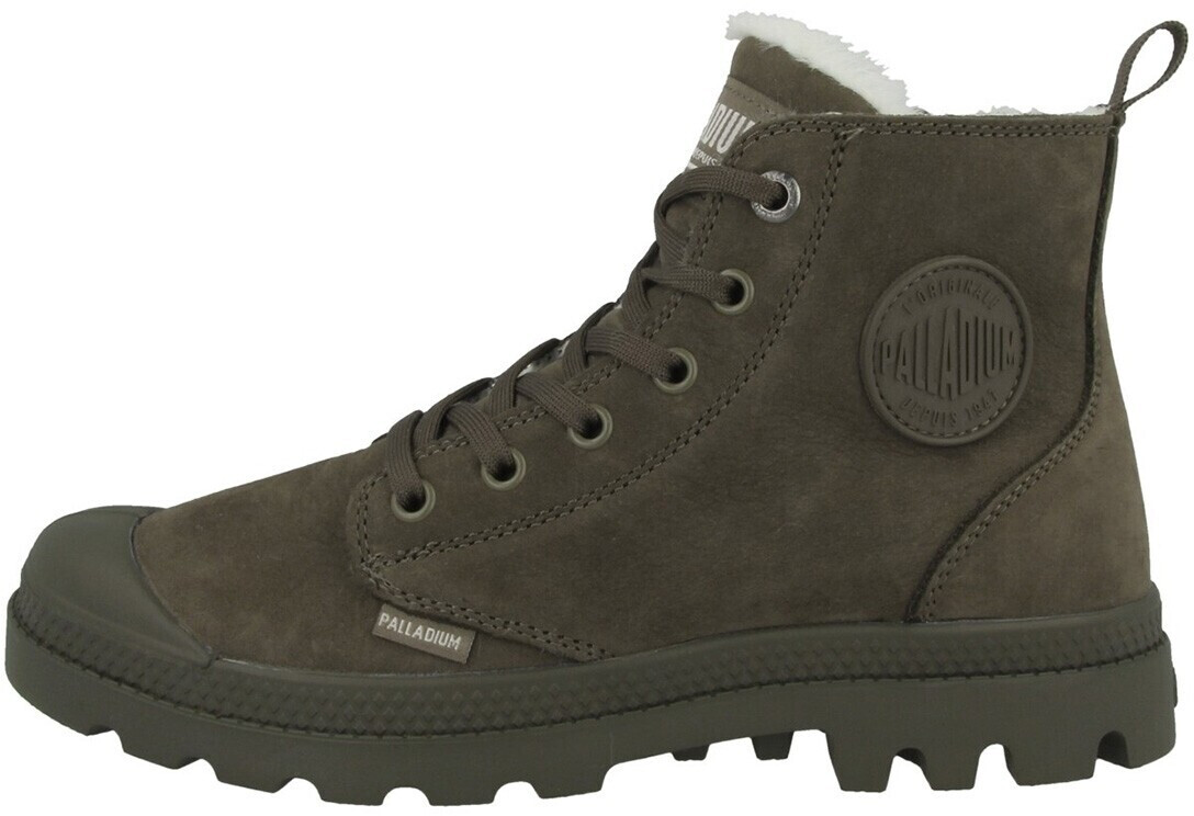 Palladium Pampa HI Zip Wool dark brown