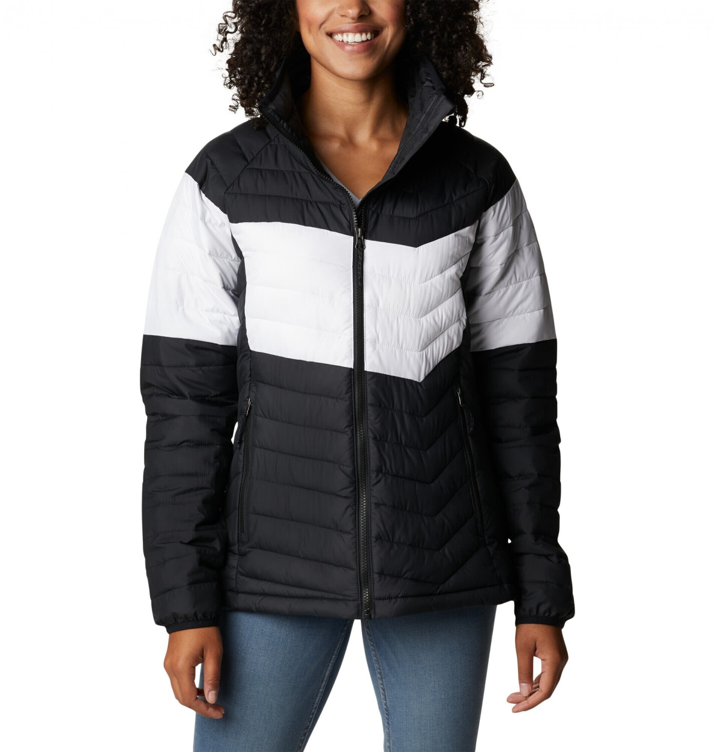 Columbia Powder Lite Blocked Jacket Women (1959841) black/white/black