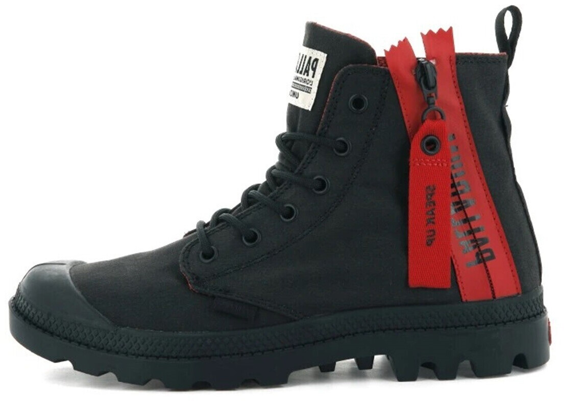 Palladium Pampa Unzipped black