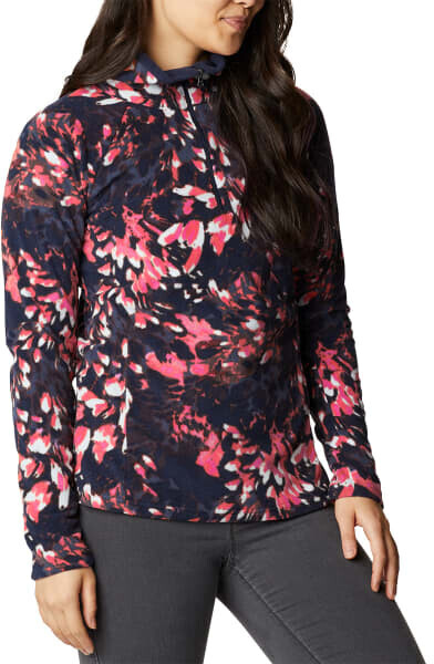 Columbia Women’s Glacial IV Half Zip Fleece dark nocturnal/dotty floral