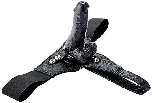 Ouch! Realistic 7 Inch Strap-On Black