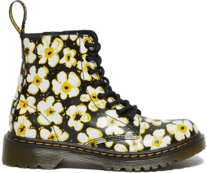 yellow floral doc martens