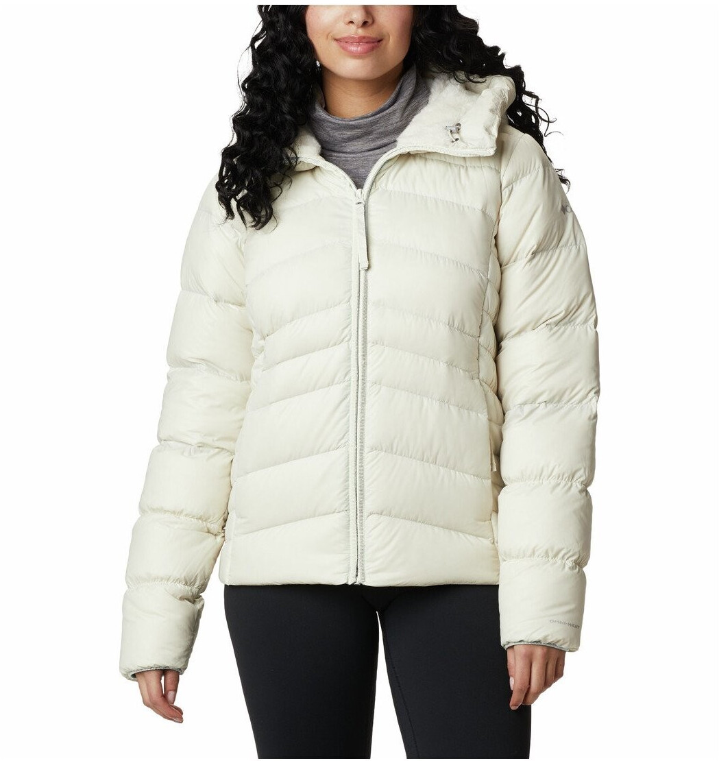 Columbia Autumn Park Down Hooded Jacket Women chalk