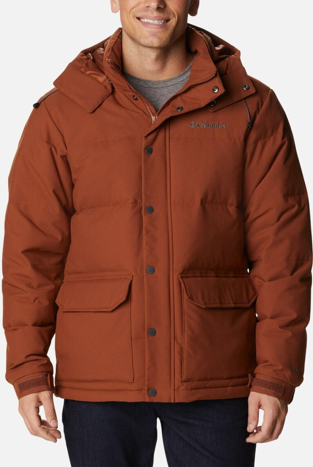 Columbia Rockfall II Down Jacket Men (1985542) dark amber canvas
