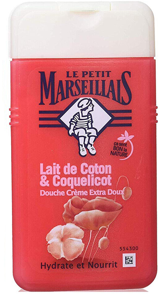 Le Petit Marseillais Cotton milk and & poppy Shower Cream (250ml)