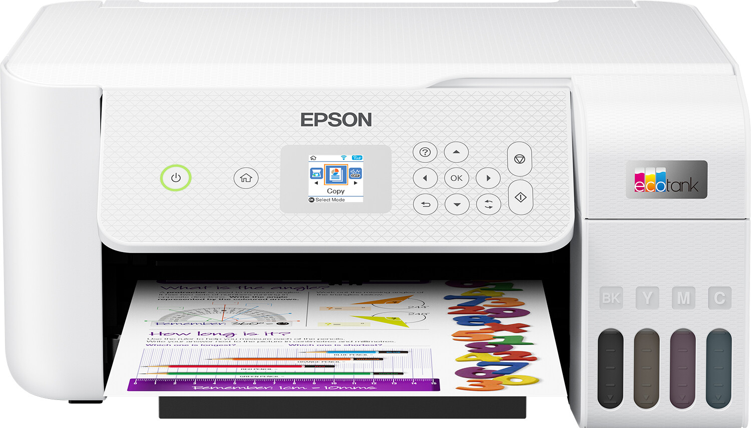Epson Imprimante EcoTank ET-2856 Blanc, avec réservoirs