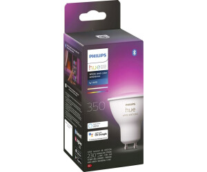 Philips Hue White Ambiance Wireless Lighting LED Light Bulb with Bluetooth,  4.3W GU10 Bulb, Pack of 3