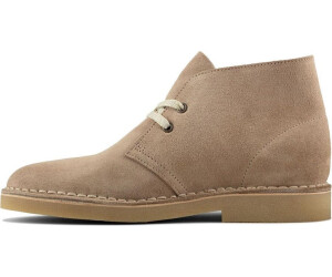 sand suede clarks