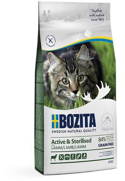 Bozita Active & Sterilised Grain free Lamb 10kg