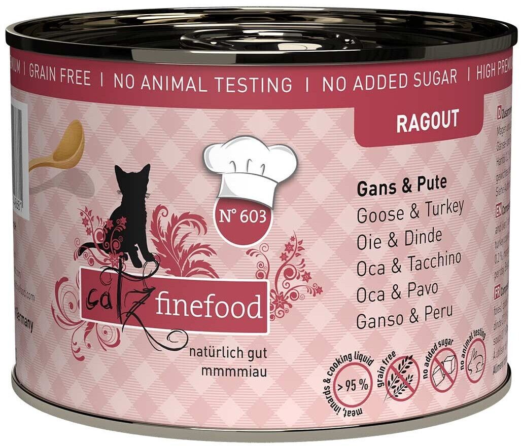 Catz finefood Ragout No.603 Goose & Turkey 180g