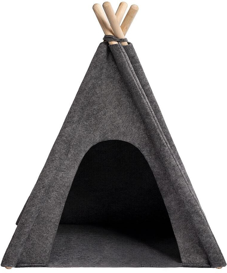 MYANIMALY Tipi Dog & Cat Tent L Black