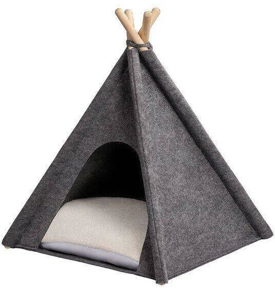 MYANIMALY Tipi Dog & Cat Tent M Ecru