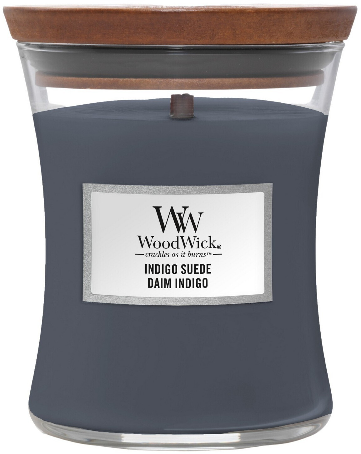 WoodWick Indigo Suede Medium Hourglass 275g