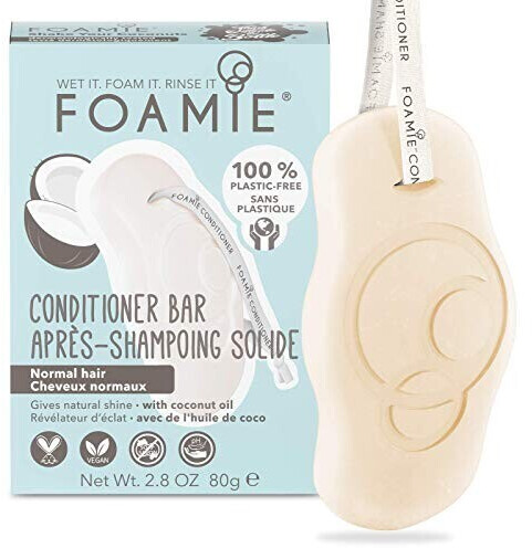 Foamie Après-shampoing solide shake your coconuts pour cheveux normaux (80 g)