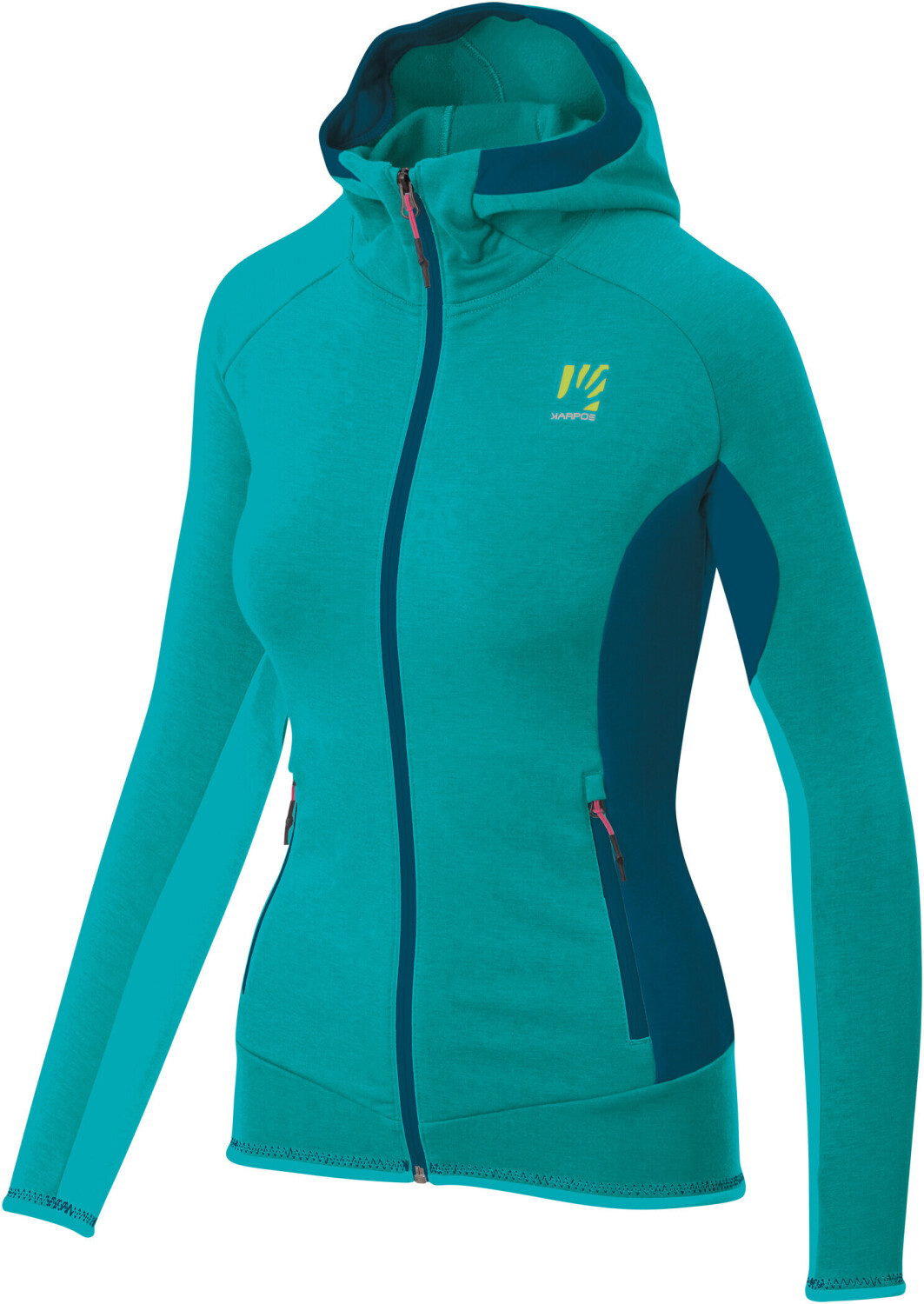 KARPOS Mezzodi Fleece Hoodie W bluebird moroccan