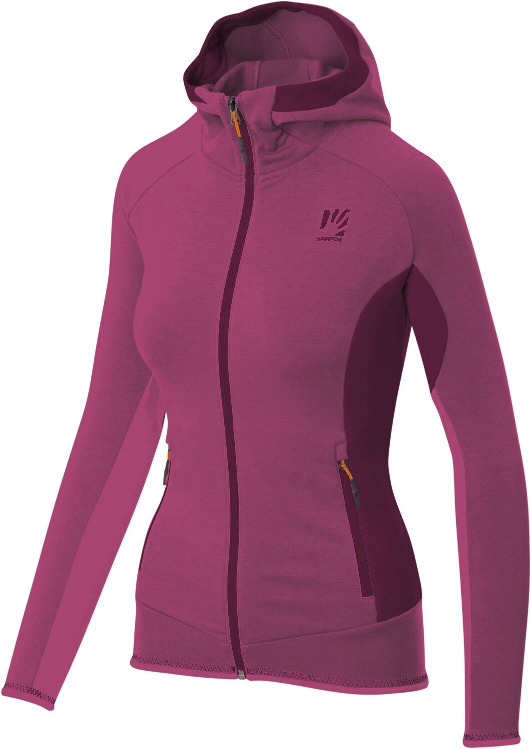 KARPOS Mezzodi Fleece Hoodie W magenta/haze pickled