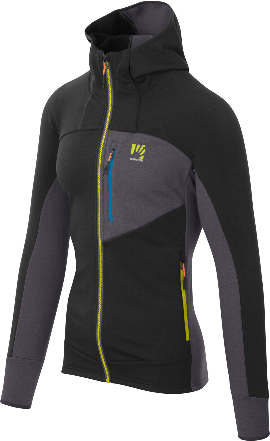 KARPOS Mezzodi Fleece Hoodie M black/dark grey