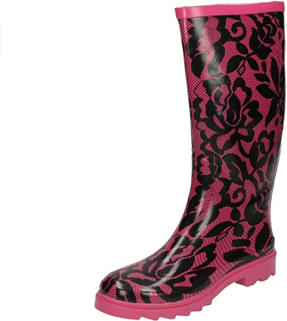 Spot On Fashion Women's Spot On Wellies fuchsia pink