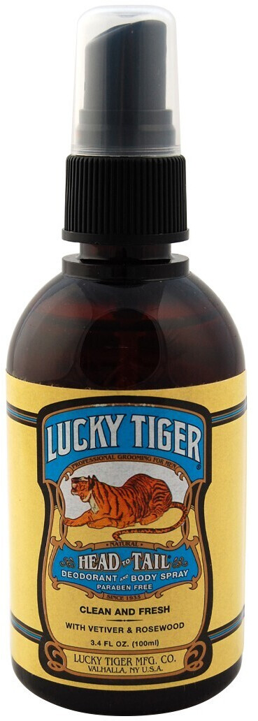Lucky Tiger Head to Tail Deodorant & Body Spray (100ml)