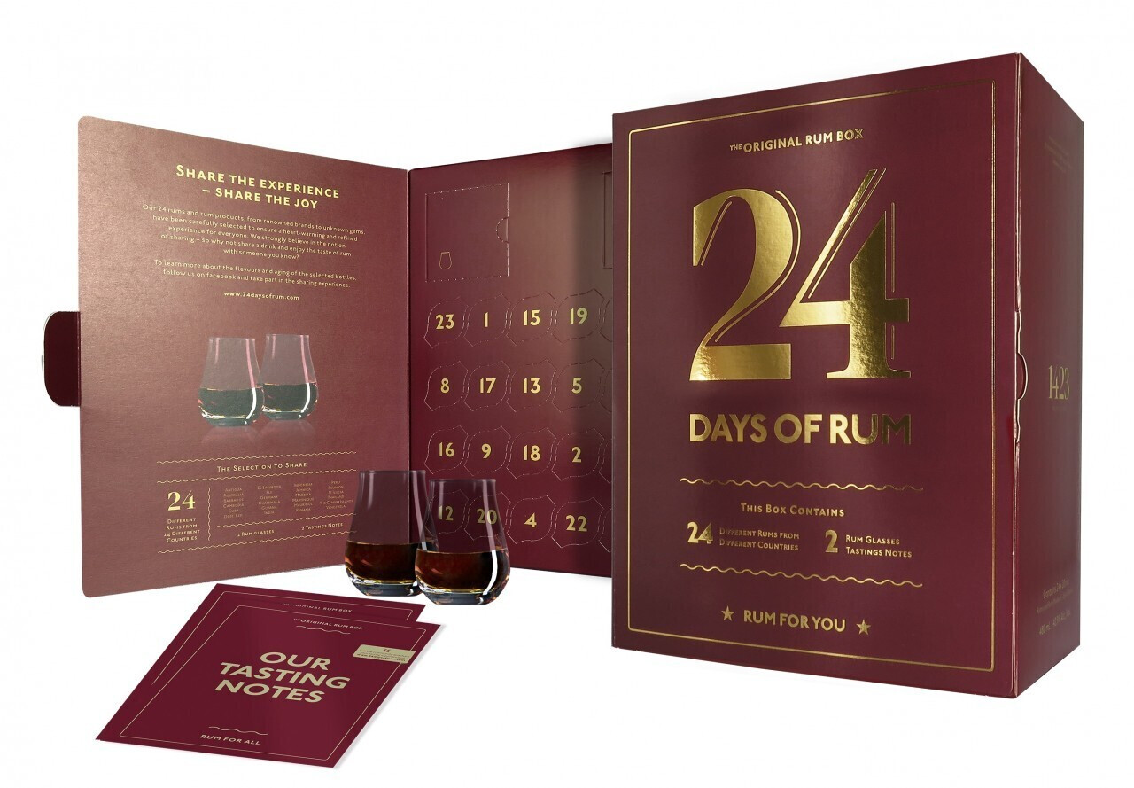 1423 World Class Spirits Advent Calendar 24 Days of Rum (2021)