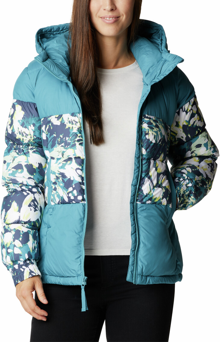 Columbia Pike Lake II Insulated Jacket Women canyon blue flurorescent