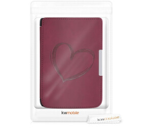 Coque avec Rabat magnétique en Tissu Canevas pour liseuse Pocketbook Touch Lux 3/Basic Lux/Basic Touch 2 kwmobile Coque liseuse Pocketbook Touch Lux 3/Basic Lux/Basic Touch 2 