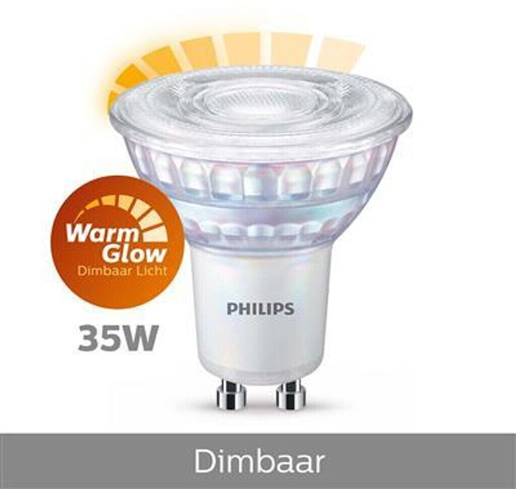 Philips LED WarmGlow GU10 2,6W/230lm (77411000) ab € 4,09