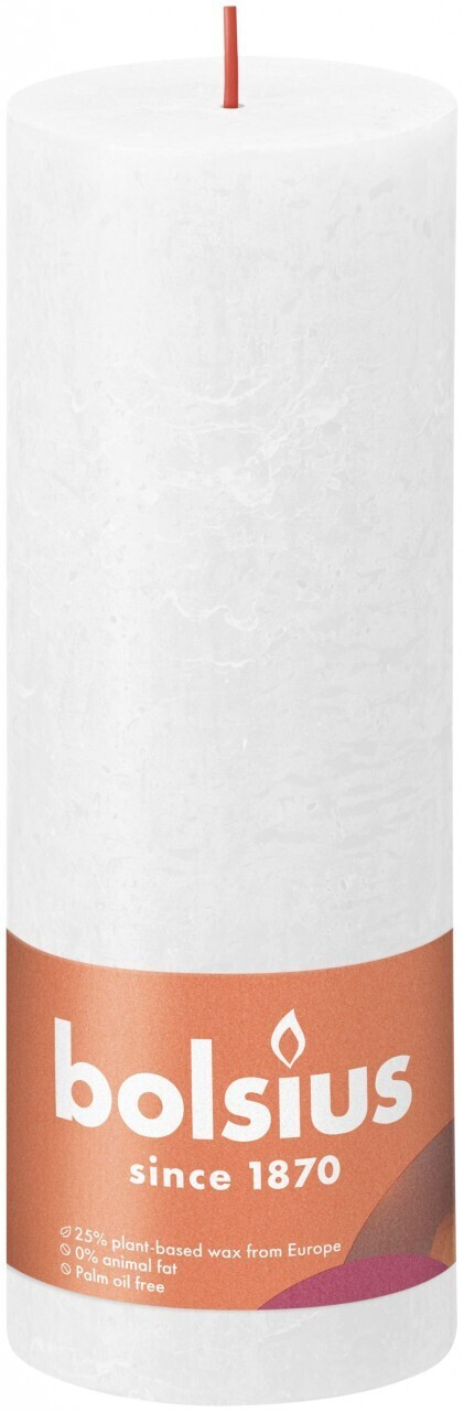 Bolsius Rustic 190/68mm Cloudy White