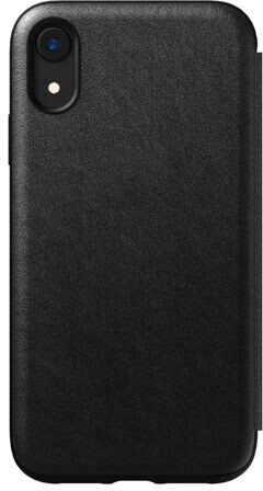 Nomad Nomad Tri-Folio Leather Rugged Black iPhone Xr