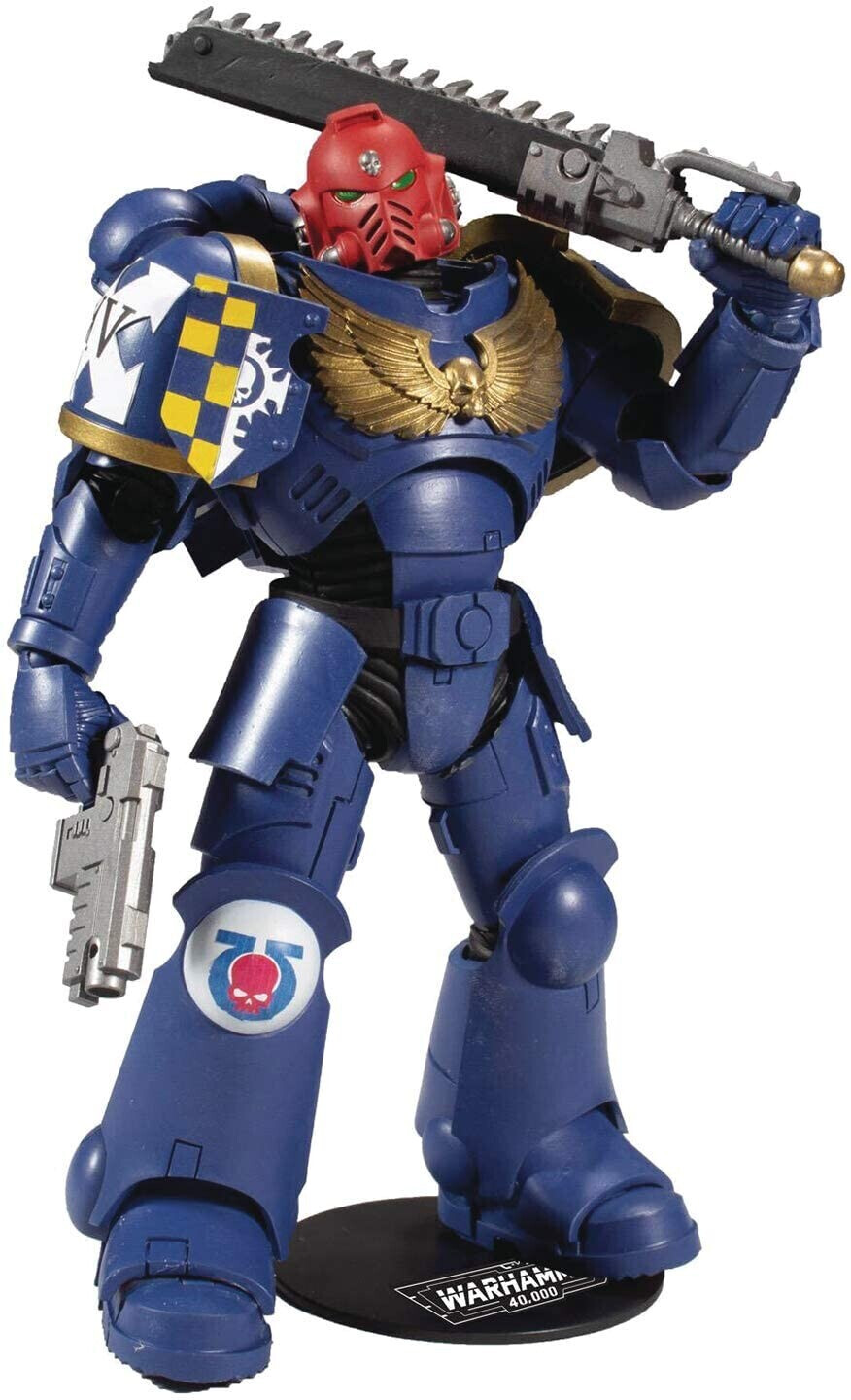 McFarlane Toys Warhammer 40,000 - Ultramarines Primaris Assault Intercessor 7 Action Figure