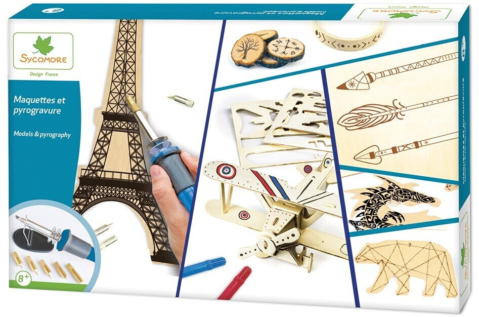 Au Sycomore Lovely Box XL Maquettes et pygrogravure