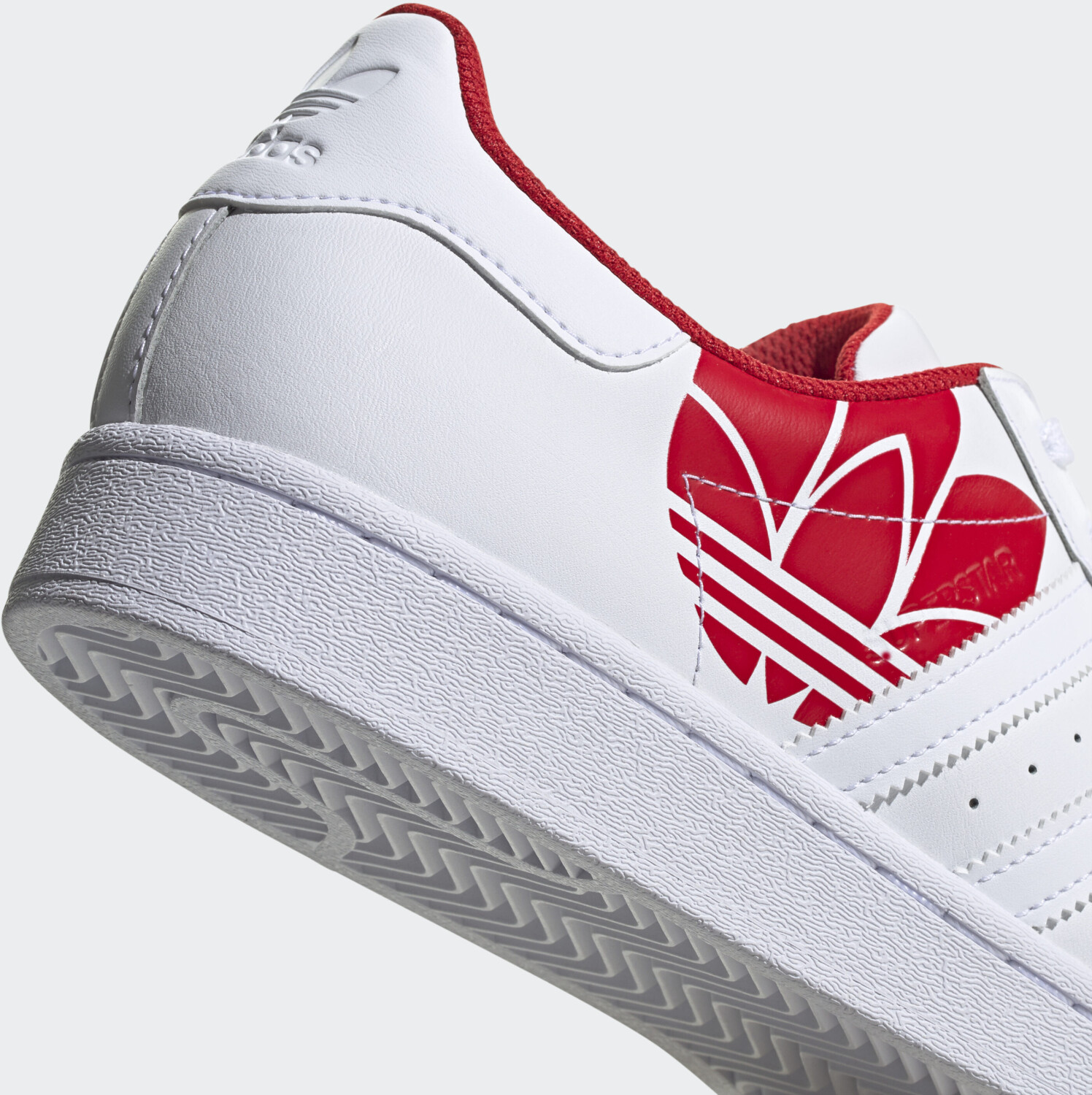 Adidas Superstar Cloud White Cloud White Scarlet Leder ab 63 00 Preisvergleich bei idealo