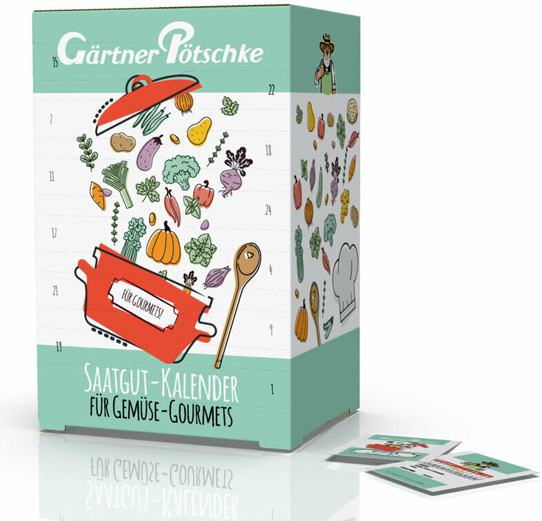 Gärtner Pötschke SaatgutAdventskalender Gourmet Gemüse (2021) ab 17,99
