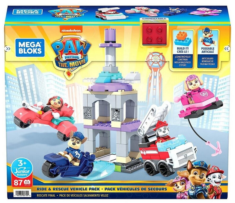 ab | Patrol Tower Mattel 2024 € Mega (Februar 42,13 PAW bei Preise) Bloks - Ultimate Preisvergleich Rescue Rettungsfahrzeugpack